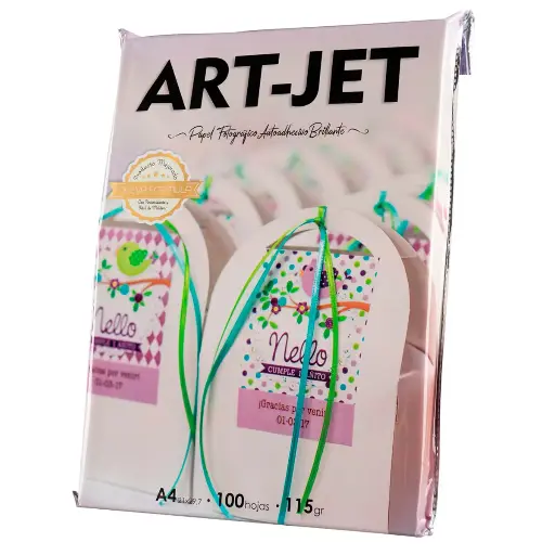 Papel Fotografico Adhesivo Brillante 115g